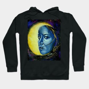 The Woman in the Moon Hoodie